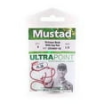 thumbnail image 3 of Mustad KVD Double Wide Drop Shot Hook - Size: 2/0 (Red) 6pc, 3 of 4