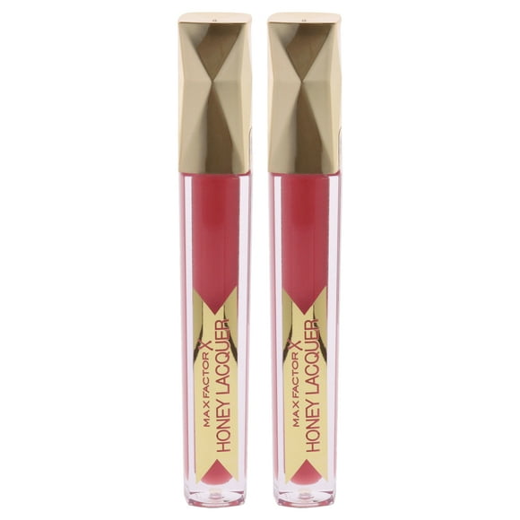 Color Elixir Honey Lip Lacquer - 20 Indulgent Coral by Max Factor for Women - 0.12 oz Lipstick - Pack of 2