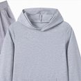 thumbnail image 4 of Gibobby Toddler Kids Boy Clothes Crewneck Boy Fall Winter Outfits 6 18 Months 2T 3T 4T 5T 6T 7T Sweatshirt Long Sleeve Top Pants Clothes Set(15-16 Years,Grey), 4 of 4