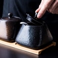thumbnail image 3 of Simple Ceramic Sugar Bowl Salt Pot Pepper Storage Jar Practical Seasoning Pot Container Condiment Spice Box Holder for Home Kitchen, 3 of 8