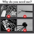 thumbnail image 4 of Pasacables para escritorios redondos, 4 piezas tapa para pasar cables y alambres para mesas, oficina, hogar - cubierta de plástico para cables de computadora, mouse, TV, teléfono - diámetro 60 mm plat, 4 of 5
