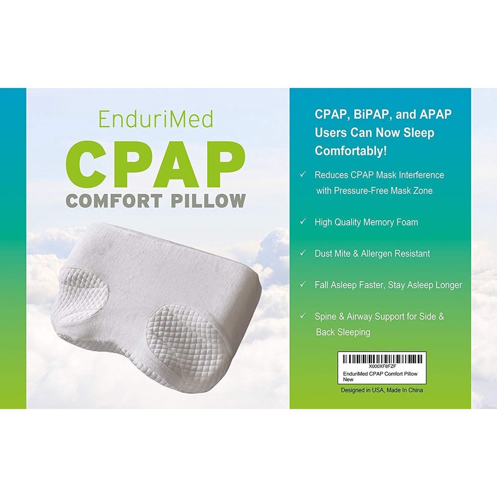 Pillow for CPAP, BiPAP, APAP Machine Users Comfort for Side, Back
