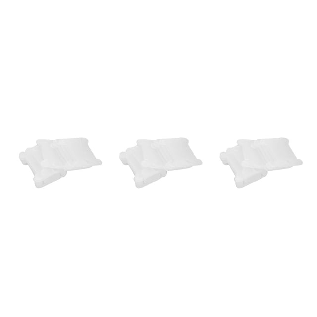 Monstrate 20 piezas de tarjetas de bobina de bobina de hilo, accesorios de plástico para oficina, organizadores de cables sin rebabas, 20 piezas Type1 NO1