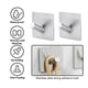thumbnail image 3 of Ganchos para toallas, ganchos adhesivos para pared, de acero inoxidable, resistentes al agua, para ducha, paquete de 4, 3 of 5