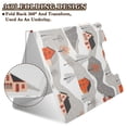 thumbnail image 2 of FORMRS A4 Clipboard Folder with Pen Holder Horizontal Foldable School Office Binder, Snow Cartoon Houses, 2 of 9