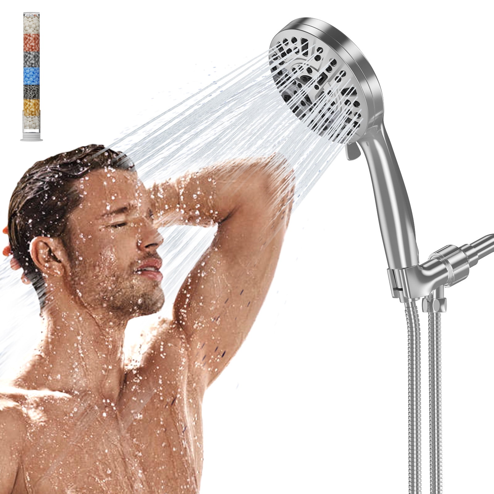 Cshidworld 10 Mode Filtered Handheld Shower Head photo 1