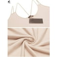 thumbnail image 6 of PULLIMORE Womens Flowy Summer Cami Tops V Neck Double Spaghetti Strap Tank Top Camisole Shirts (XL, Black), 6 of 8