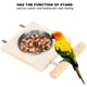 thumbnail image 4 of Alimentador De Loros, Soporte De Comedero De Loros De Acero Inoxidable, Accesorio De Jaula Para Alimentación De Aves, Patio De Jardín Doméstico Para Alimentación De Agua Ccdes Otros, 4 of 8
