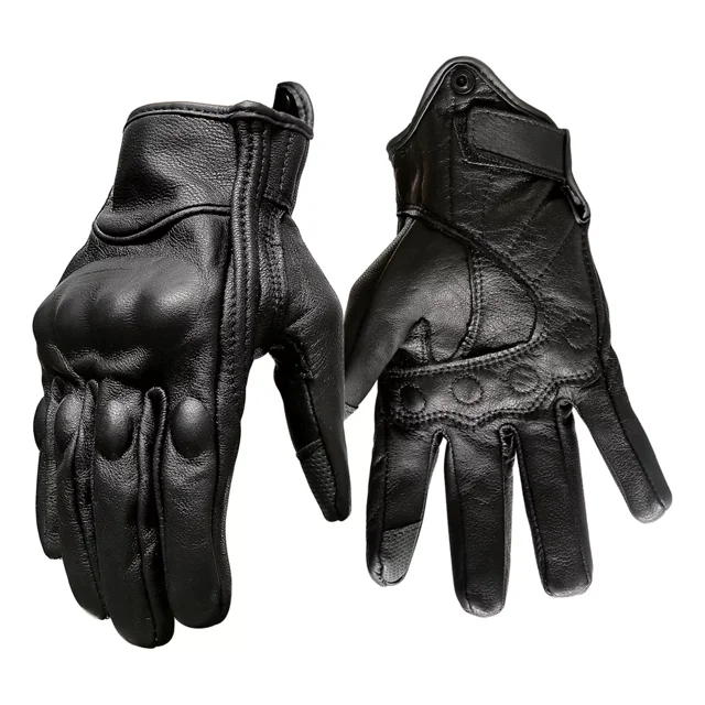 Guantes De Cuero Para Motociclismo