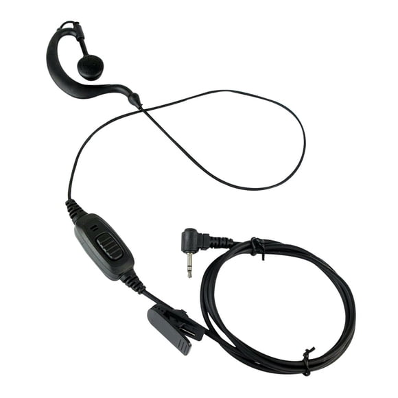 Interfaz de audio de 2,5 mm Auricular Walkie Talkie Auriculares PTT Reemplazo de micrófono para HYT / Motorola Radio seitruly EL2512-00