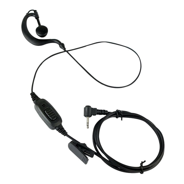 Interfaz de audio de 2,5 mm Auricular Walkie Talkie Auriculares PTT Reemplazo de micrófono para HYT / Motorola Radio sidaley EL2512-00