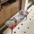thumbnail image 3 of Whosucclay Hummingbird Flower Print Dining Room Bench Covers Non-Slip Bench Chair Slipcovers Dust Proof Bench Seat Cushion Slipcovers Removable Bench Protectors for Wedding, Hotel, Party, 3 of 7
