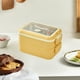 thumbnail image 5 of Fiambrera infantil tipo bento, sellada, para frutas, ensalada, microondas, con palillos, recipiente para salsas., 5 of 7