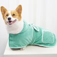 thumbnail image 1 of Pet Bathrobe Absorbent Fast Dry Puppy Clothes, 1 of 3