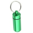 thumbnail image 4 of 9pcs Mini Aluminum Pill Box Case Organizer with Keychain, Waterproof Portable Metal Holder for Outdoor Travel, Lightweight and Utility Storage, 4 of 7