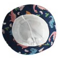 thumbnail image 2 of Summer Baby Boys Girls Toddler Cartoon Animal Print Bucket Hats Caps Reversible Sun Headwear, 2 of 4