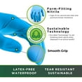 thumbnail image 2 of Guantes de seguridad desechables SHOWA 9905PF de nitrilo, 6 mil, medianos, 2 of 6