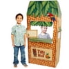 Jungle Party Tiki Hut Cardboard Cutout Standee, 5.5' Tall