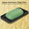 thumbnail image 2 of Metal Soap Holder,Black Space Aluminum Soap Soap Dish Soap Box Precision Engineered, 2 of 11
