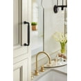 thumbnail image 2 of Amerock Cowrie 5-1/16 inch (128mm) Center-to-Center Matte Black Cabinet Pull, 2 of 6