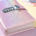 thumbnail image 4 of With Password Lock Saving Money Notebook PU Leather Budget Saving Book, 4 of 11