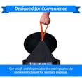 thumbnail image 2 of Reli. 30-33 Gallon Trash Bags Drawstring (250 Bags) Large 33 Gallon Trash Bags Drawstring - Black Heavy Duty Drawstring Trash Bags (Black), 2 of 8