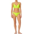 thumbnail image 3 of No Boundaries Women's Tricot Solid Tie Back Bikini Top, Sizes S-XL, 3 of 5
