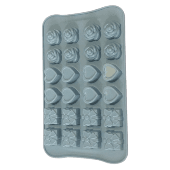 Ezonedeal Candy Chocolate Fondant Baking Ice Mould Soap Cake Decor Heart Silicone Mold