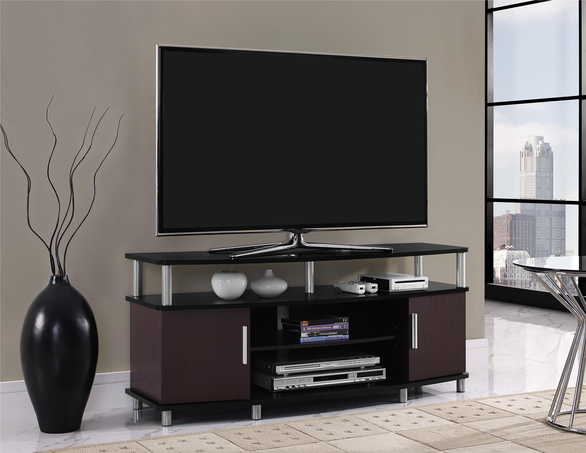 Modern TV Stand Entertainment Center Multimedia Table Console Unit 50'' Multi