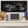 thumbnail image 2 of Stupell Industries Otter Pair Minimal Photograph Black and White Canvas Wall Art, 20 x 48, Design by Julie T. Chapman, 2 of 6