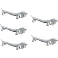 thumbnail image 1 of Paquete De 5 Palillos De Aleación De Zinc, Cuchara, Tenedores, Cuchillos, Vajilla, Juego De Resto, Perros De Oro Rosa, Perros De Oro Rosa -, 1 of 5
