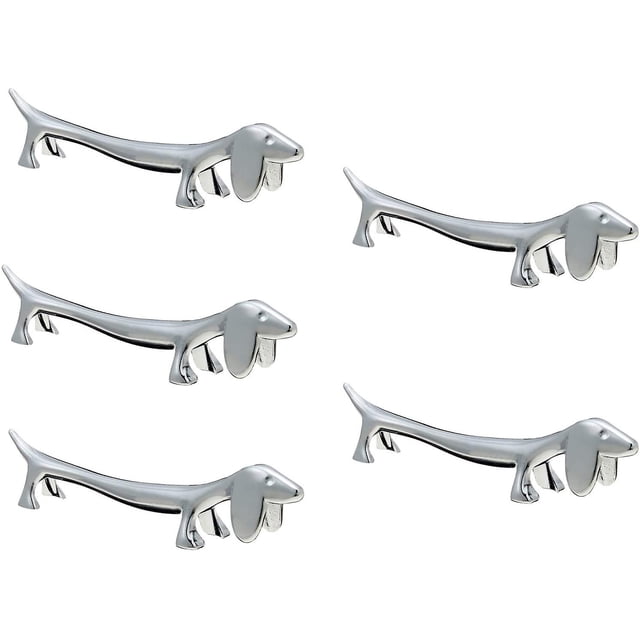 Paquete De 5 Palillos De Aleación De Zinc, Cuchara, Tenedores, Cuchillos, Vajilla, Juego De Resto, Perros De Oro Rosa, Perros De Oro Rosa -