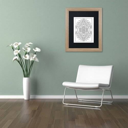 Trademark Fine Art "Beauty" Canvas Art by Kathy G. Ahrens, Black Matte, Birch Frame