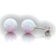 thumbnail image 5 of Deseo Hotselling Piedra Natural Stud Pendiente Blanco Ronda Opal Stud Earring, 5 of 7