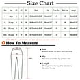 thumbnail image 3 of FRSASU Womens Cargo Pants Spring/Summer Stretchy Mid Waisted Denim Wide Leg Trendy Loose Casual Pants with Pocket Army Green, 3 of 8