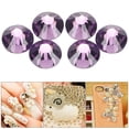 thumbnail image 3 of 1440 piezas cristal diamantes de imitación una espalda plana joyería decoración diamante ss20 púrpura, 3 of 8