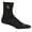 Black, variant on SockGuy Wool Tall Socks 6 inch Black Large X-Large TurboWool Blend Unisex