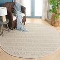 thumbnail image 2 of SAFAVIEH Natura Rosaline Striped Area Rug, Ivory, 6' x 6' Round, 2 of 7