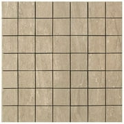 Travertini Porcelain Matte Mosaic in Walnut