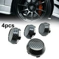thumbnail image 1 of Pièces Auto Kit de Capuchon Central de Roue de Voiture Remplacement Jante Chrome Universel 4 Pcs/ensemble 60mm Accessoires de Voiture en Plastique ABS, 1 of 9