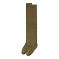 thumbnail image 4 of BRICH Women's Thigh High Socks Shiny Thread over the Knee Socks Long Knee High Stockings Gold One Size, 4 of 4