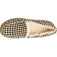 thumbnail image 5 of Vionic Womens Lynez Houndstooth Faux Fur Lined Loafer Slippers, 5 of 6