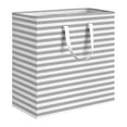 thumbnail image 1 of Xihbxyly Bolsa de Almacenamiento de Tela, Diseño Plegable, Elegante Estampado de Rayas, Solución Que Ahorra Espacio, Almacenamiento Versátil para Ropa, Edredones, Mantas, Mudanzas, Dormitorios, 55 X, 1 of 2