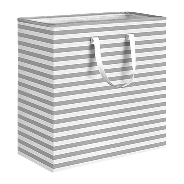 Baúles de almacenamiento, organizadores de armario y almacenamiento, bolsa de tela para almacenamiento, cesta de tela para almacenamiento, cesta plegable para ropa sucia, ropa sucia a rayas, edredón d