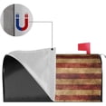 thumbnail image 4 of American Flag Welcome Magnetic Mailbox Cover, Mailbox Wrap Decorative for Garden Yard Home 21x18 in, 4 of 6