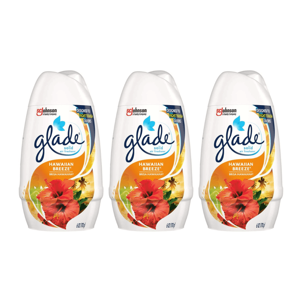 Glade Solid Air Freshener Hawaiian Breeze, 6 Ounce Pack of 3