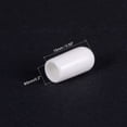 thumbnail image 3 of 200pcs Round Rubber End Caps 3/16"(5mm) White Vinyl Cover Screw Thread Protector, 3 of 6