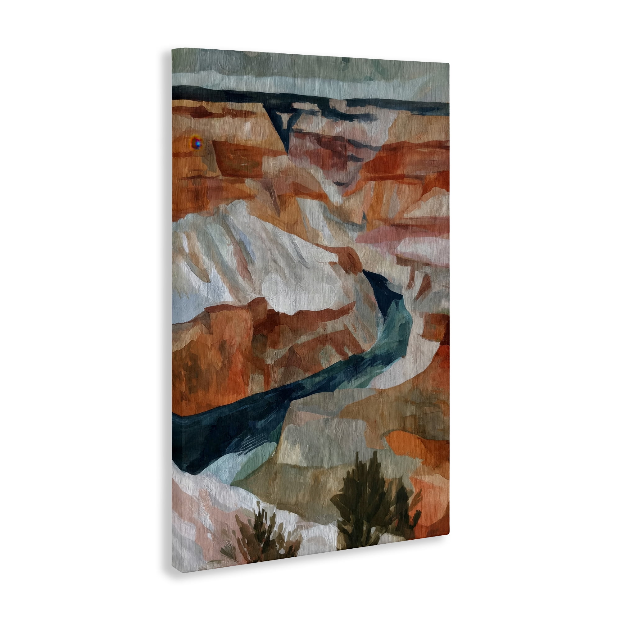 Stupell Industries Canyon Rim Textures Impression Canvas Wall Art, design by Chromatic Storm Studio