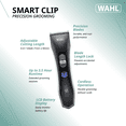 thumbnail image 2 of Wahl SMART CLIP Cordless Pet Clipper, 6,000 RPM Quiet Motor, 4-in-1 Adjustable Blade, 3.5-Hr Runtime, LCD Display, Model-3026618, 2 of 9