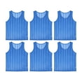 thumbnail image 4 of 6 piezas chalecos de fútbol camisetas de fútbol de peso ligero Conveniente ropa portátil Talla, 4 of 8